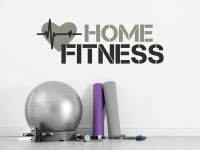 Wandtattoo Home Fitness Training
