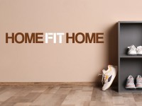 Wandtattoo Fitness Home