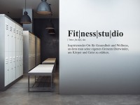 Wandtattoo Fitnessstudio Umkleide