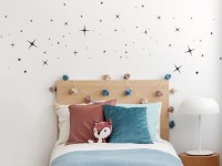 Wandtattoo Sterne im Kinderzimmer