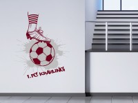 Wandtattoo Fußballverein mit Name