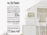 Wandtattoo Kinderzimmer Junge Spruch Dorfkinder