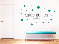 Wandtattoo mit Name Kindergarten
