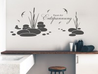 Wandtattoo Raum der Entspannung Spruch Badezimmer