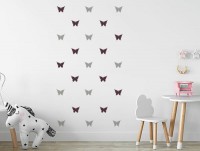 Wandtattoo Schmetterlinge Set Kinderzimmer