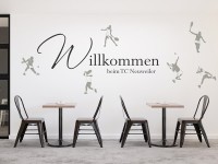 Wandtattoo Schriftzug Tennisclub