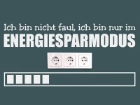 Wandtattoo Steckdose Spruch Energiesparmodus