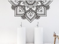 Wandtattoo Toilette Mandala