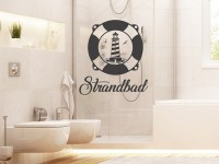 Wandtattoo Toilette Strandbad