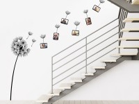 Wandtattoo Treppenhaus Pusteblume mit Fotos