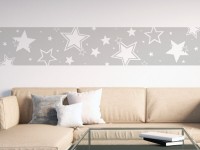 Wandtattoo Sterne Banner