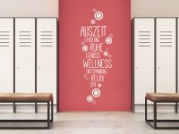 Wandtattoo Wellness Wortwolke