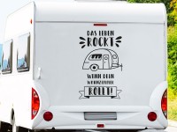 Wandtattoo Wohnmobil Das Wohnzimmer Rollt Spruch