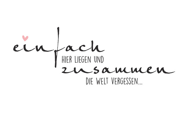 Wandspruch als Wandtattoo