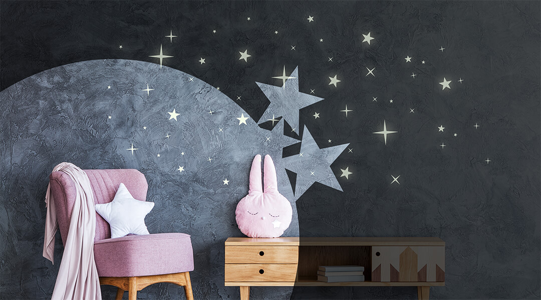 Leuchtsterne | Sternenhimmel für die Wand