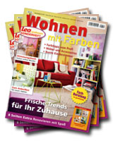 Cover von Wohnen mit Farben 	Lea Wohnen mit Farben- Ausgabe 01/2011