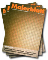 Cover von Malerblatt - Ausgabe April 2009