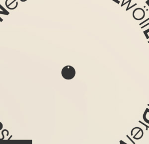 Bohrschablone am Ziffernblatt der Wandtattoo Uhr