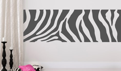 Zebra Wandbanner