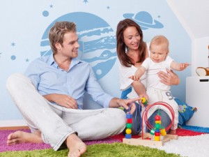 Gemeinsame Zeit im Kinderzimmer verbringen