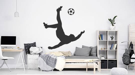 Wandtattoo Sportler, Trainingsmotivation & Gesichter
