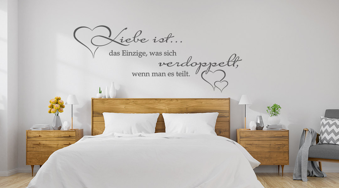Wandtattoo Sprüche zur Liebe Liebessprüche Wandtattoos.de