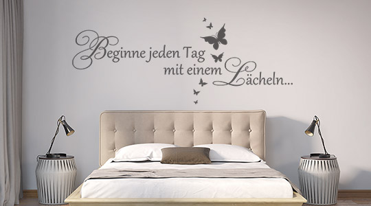 Mobel Wohnen Wandtattoo Wand Tattoos Spruche Zitate Beginne Jeden Tag Wie Ein Neues Leben Wandtattoos Wandbilder