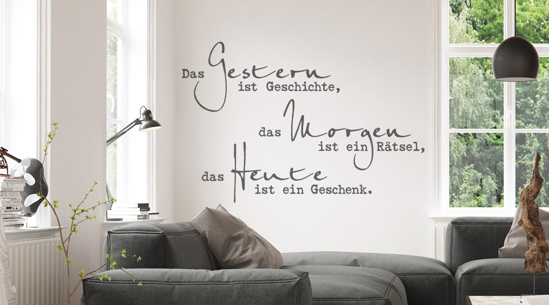 Wandtattoo Weisheiten fernöstliche Lebensweisheiten Wandtattoos.de