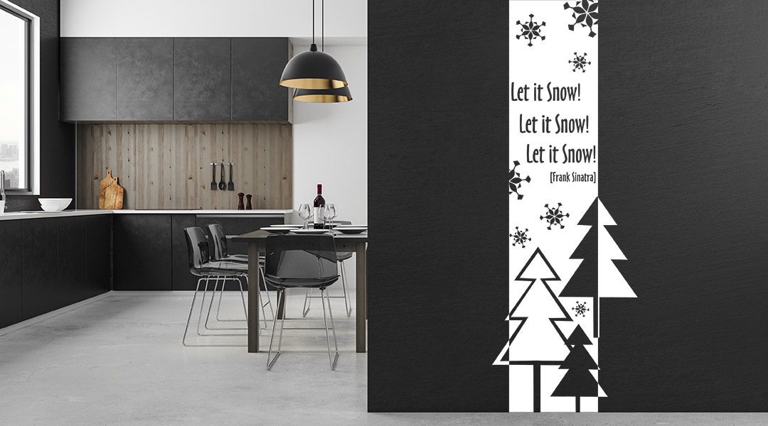 Wandtattoo Winter Motive als Wandbanner | Wandtattoos.de