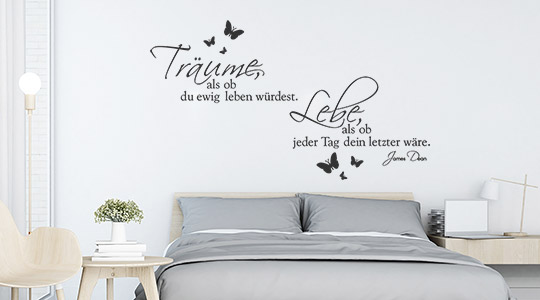 Wandtattoo Träume