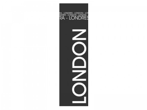 Wandtattoo Wandbanner London Motivansicht