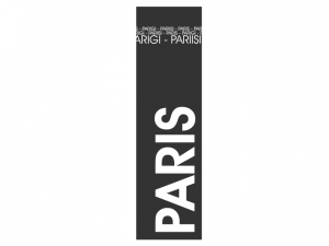 Wandtattoo Wandbanner Paris Motivansicht