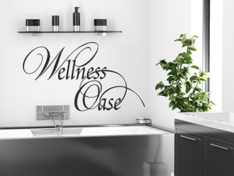 Wandtattoo Wellness Oase