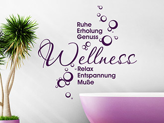 Wandtattoo Wellnessoase