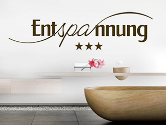 Wandtattoo Entspannungs Spa