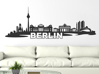 Wandtattoo Skyline Berlin