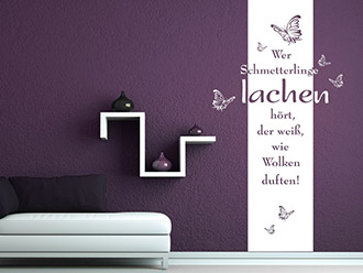 Wandtattoo Wandbanner 