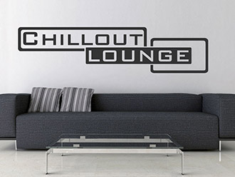 Wandtattoo Chilloutlounge