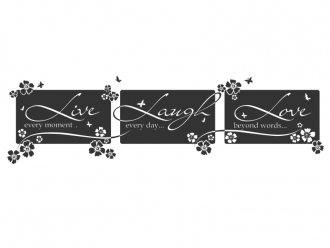Wandtattoo Live every moment... Motivansicht