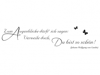 Wandtattoo Augenblick Motivansicht