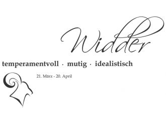 Wandtattoo Sternzeichen Widder Motivansicht