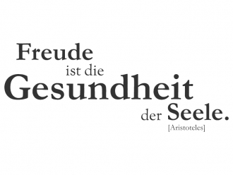 Wandtattoo Gesundheit der Seele Motivansicht