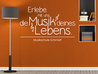 Wandtattoo Musik deines Lebens