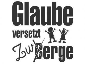 Wandtattoo Glaube versetzt ... Motivansicht