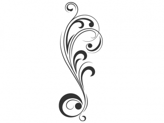 Wandtattoo Zierornament Motivansicht