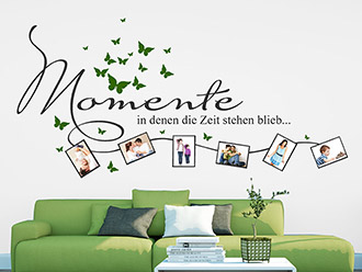 Wandtattoo Fotorahmen Momente