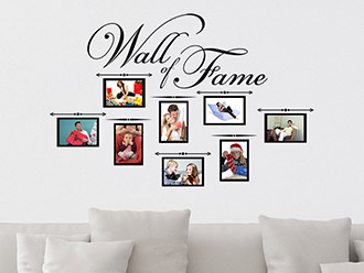 Wandtattoo Fotorahmen Wall of Fame