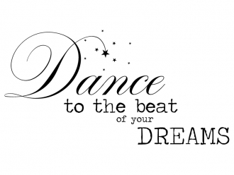 Wandtattoo Dance to the beat Motivansicht