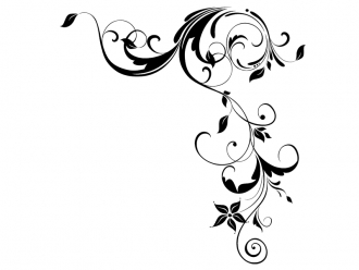 Wandtattoo Florales Deckenornament Motivansicht