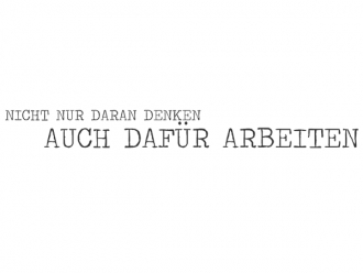 Wandtattoo Nicht nur daran denken Motivansicht